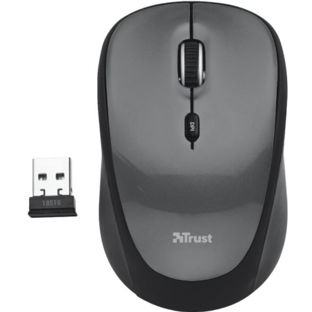 RATO TRUST YVI ECO WIRELESS  PRETO